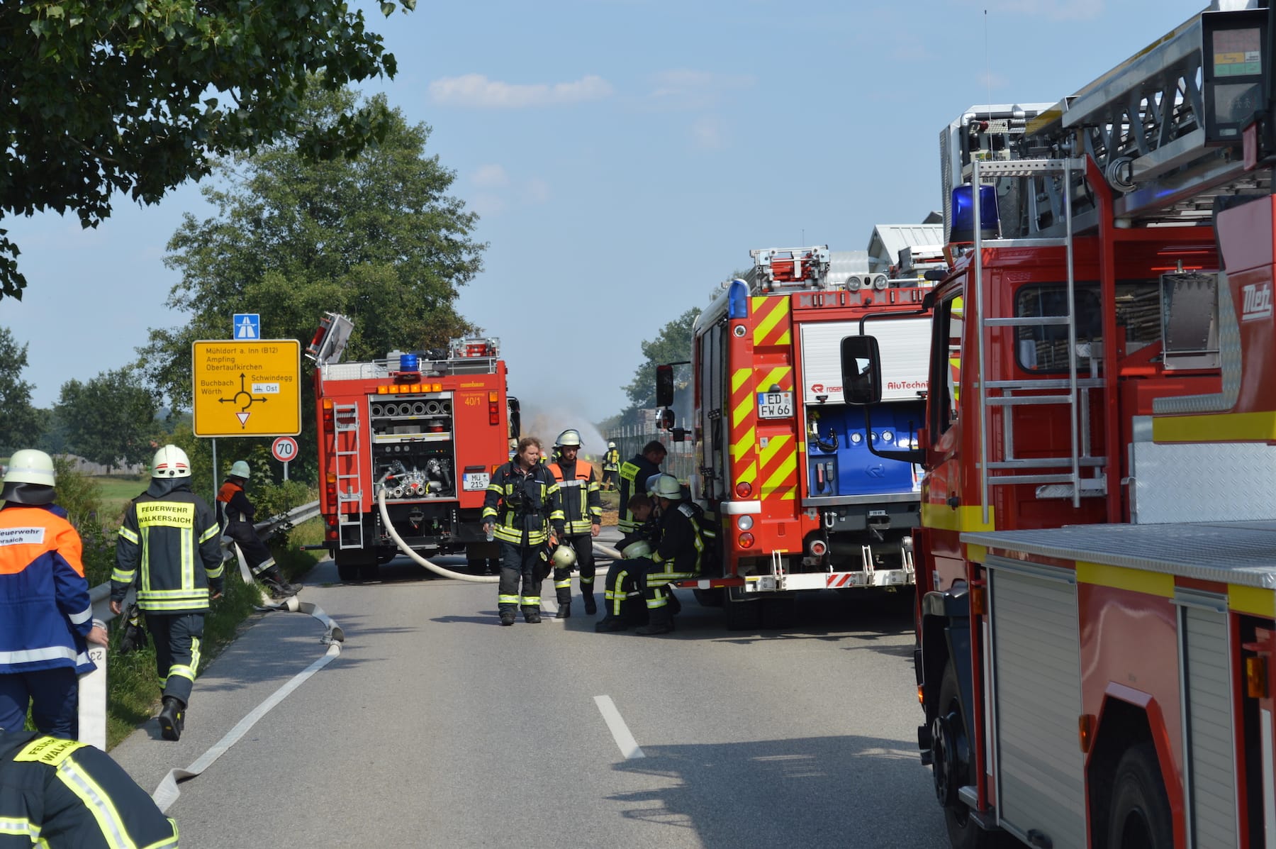 Brand Anhänger in Schwindegg – Freiwillige Feuerwehr Stadt Dorfen